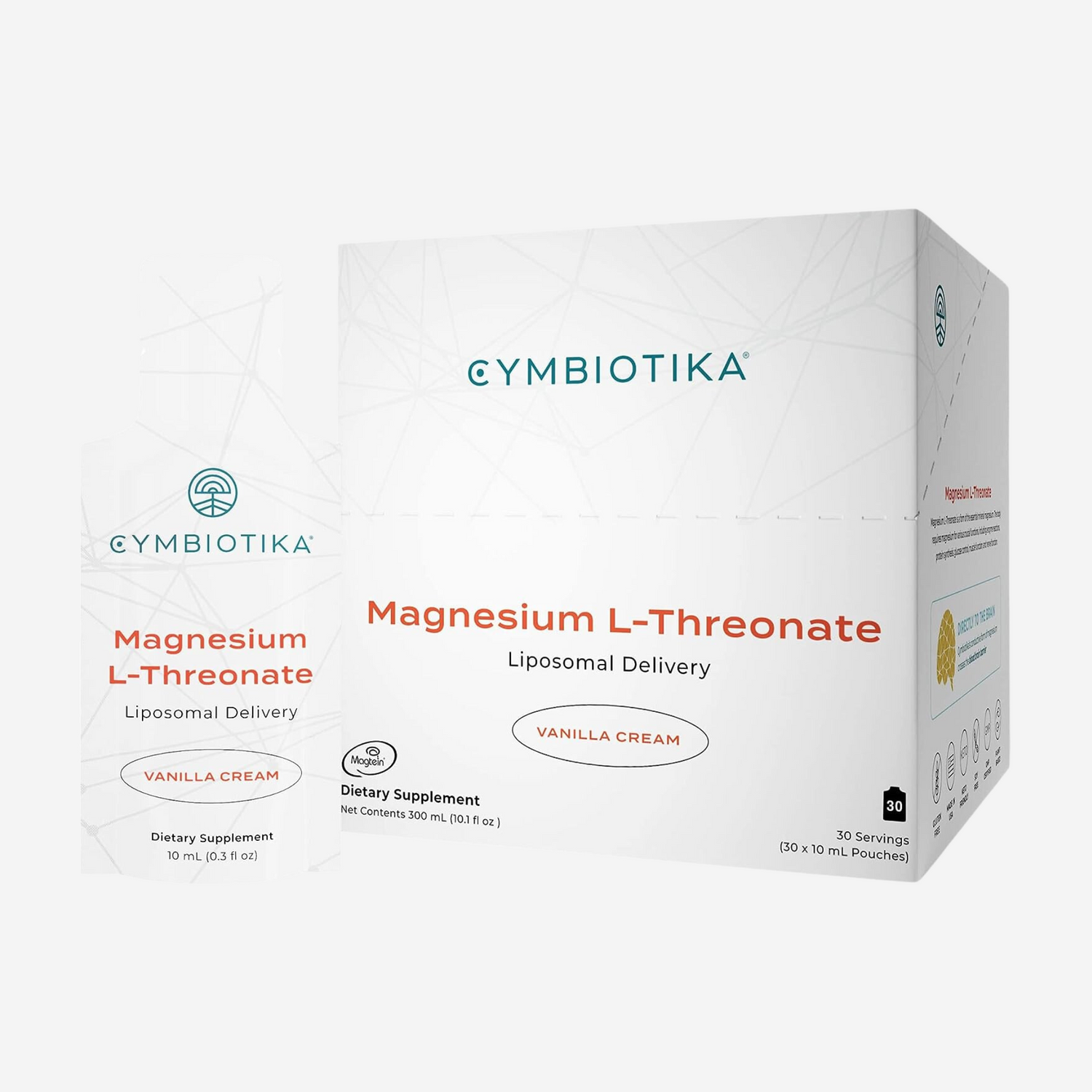 CYMBIOTIKA Magnesium L-Threonate 1300mg, Liposomal Delivery 30 Day Supply