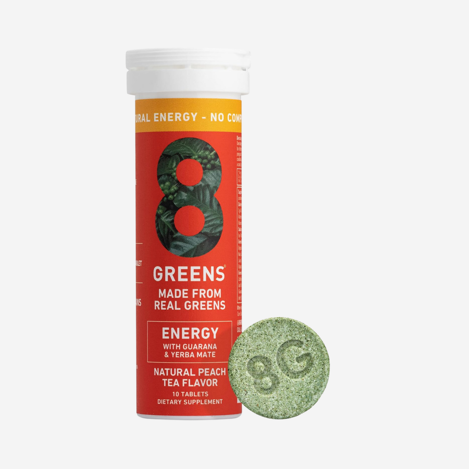 8Greens Daily Greens Energy Effervescent Tablets - Natural Energy Boost
