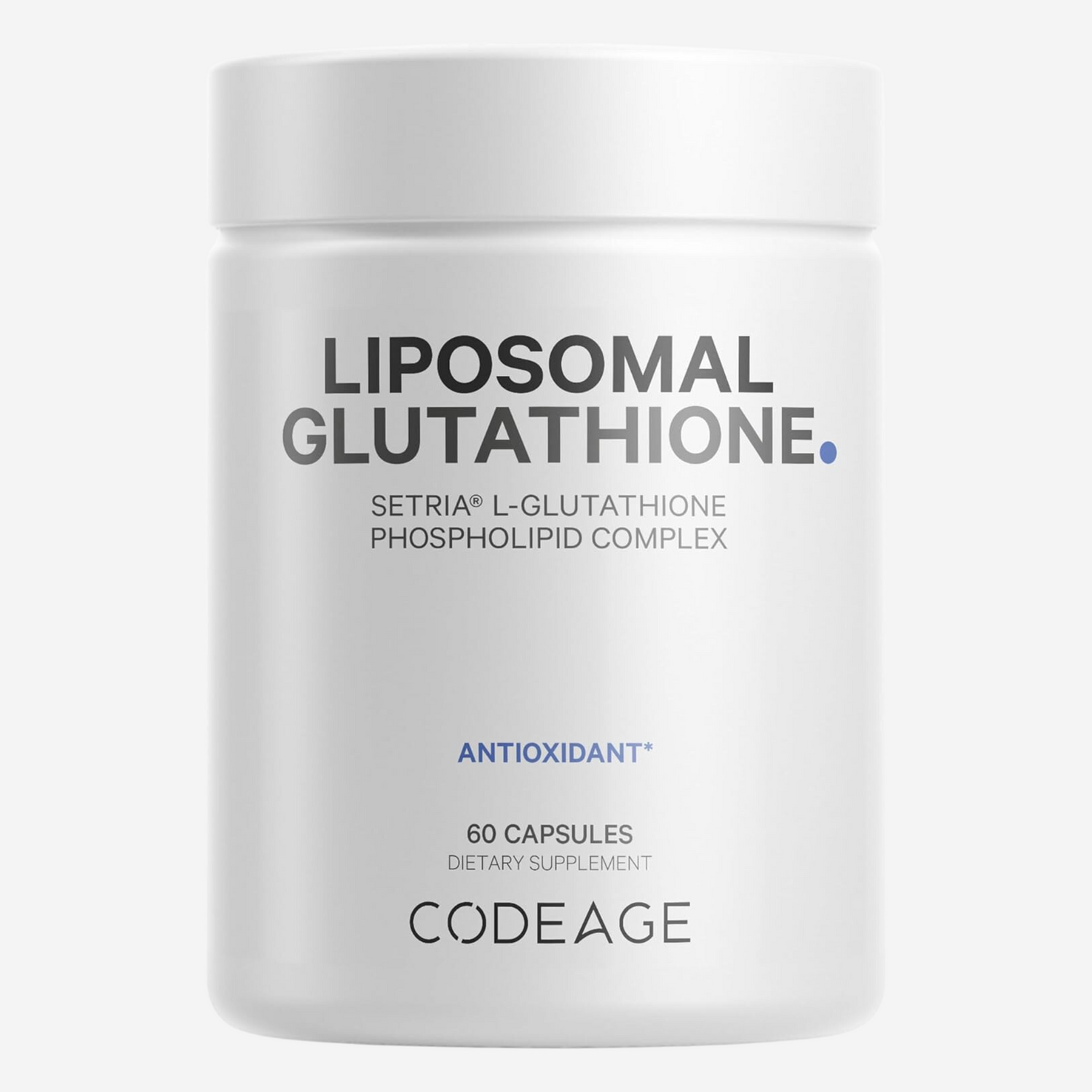 Codeage Liposomal Glutathione Supplement - Pure Reduced Setria L Glutathione Skin - Nano Encapsulated Glutathione Powder Pills