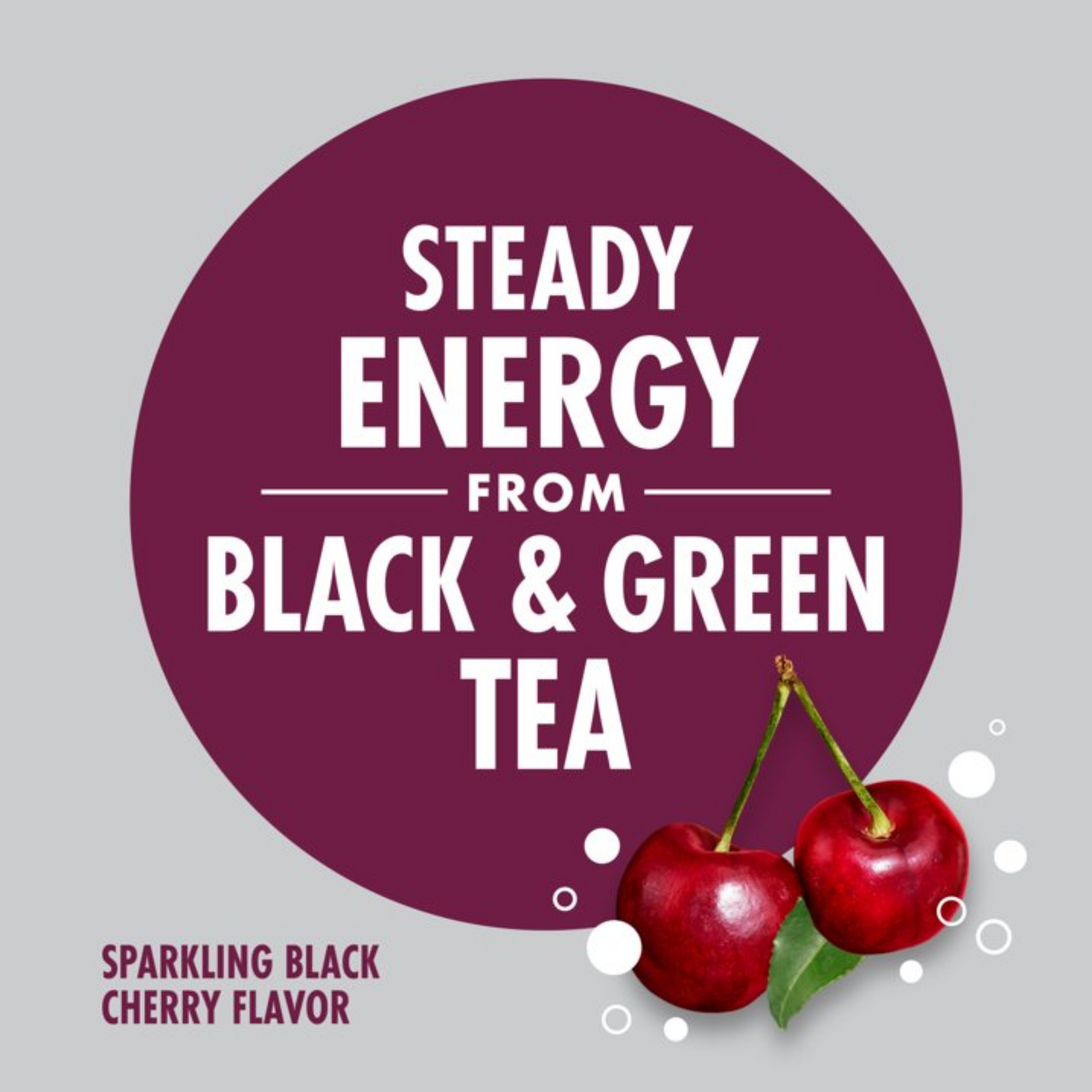 V8 SPARKLING +ENERGY Black Cherry Energy Drink, 11.5 fl oz Can (Pack of 4)