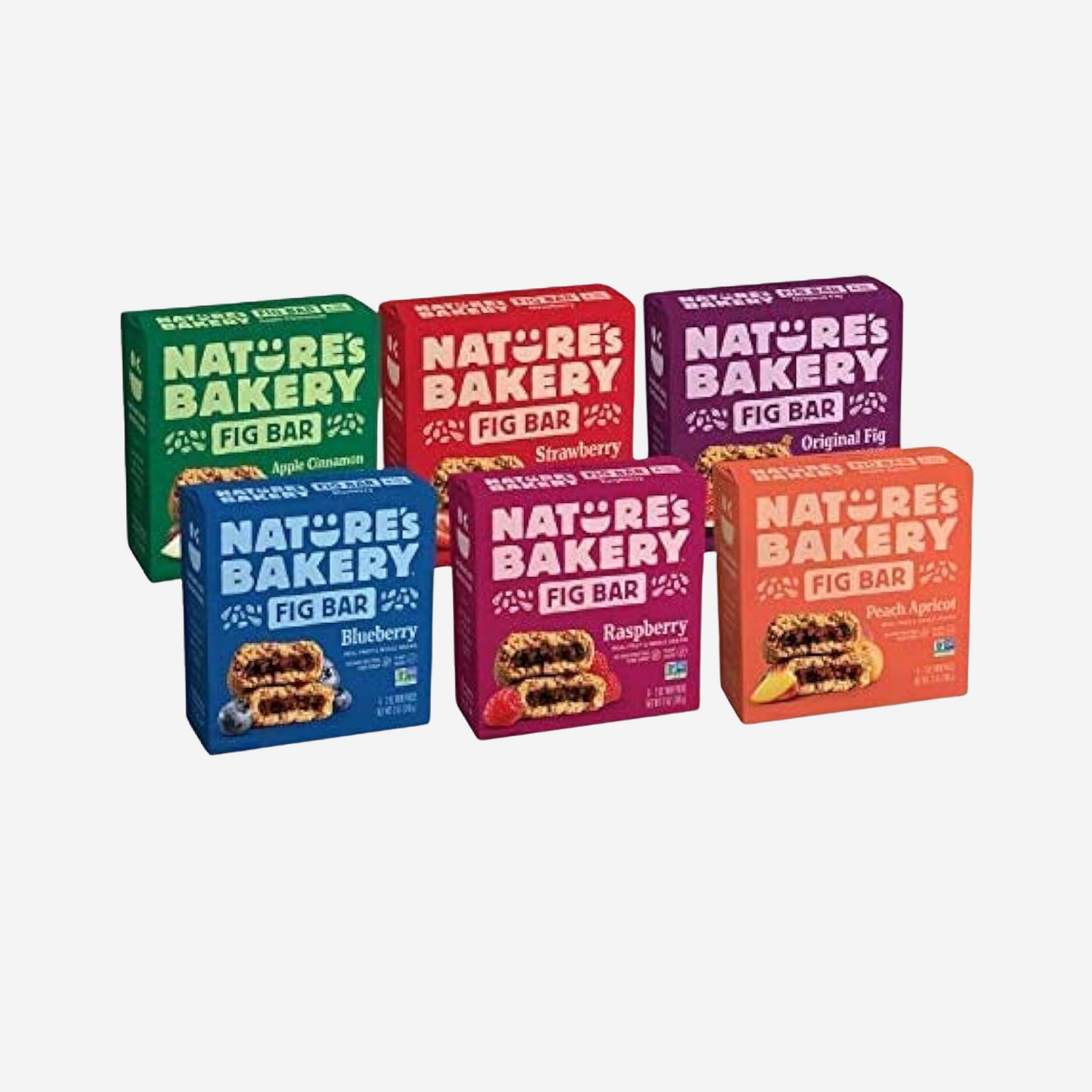 Nature's Bakery Original Real Fruit, Whole Grain Fig Bar- 36 ct. 6 Boxes, 2 Ounce