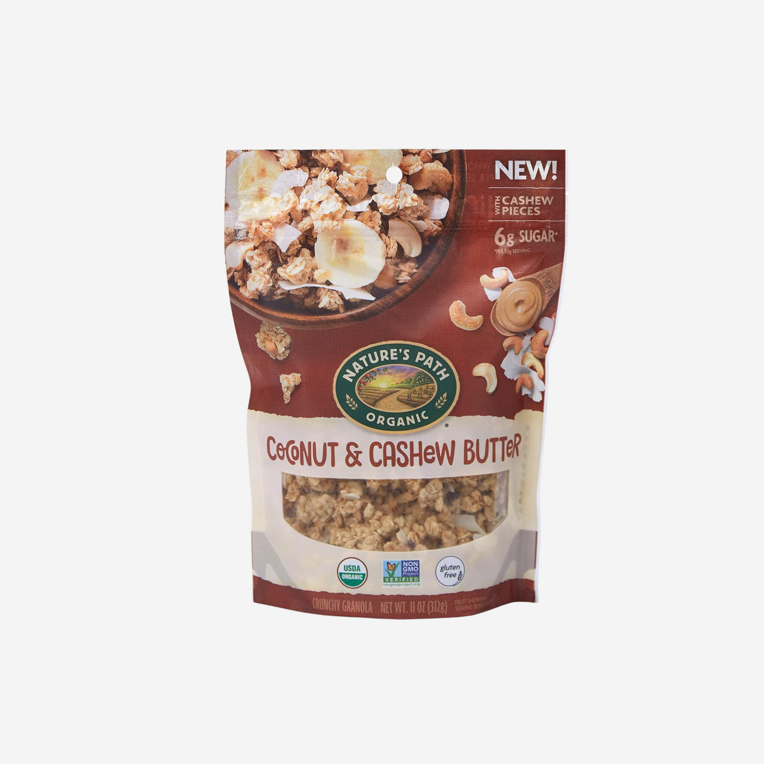 Nature's Path Organic Gluten Free Coconut and Cashew Butter Granola, 11 Ounce