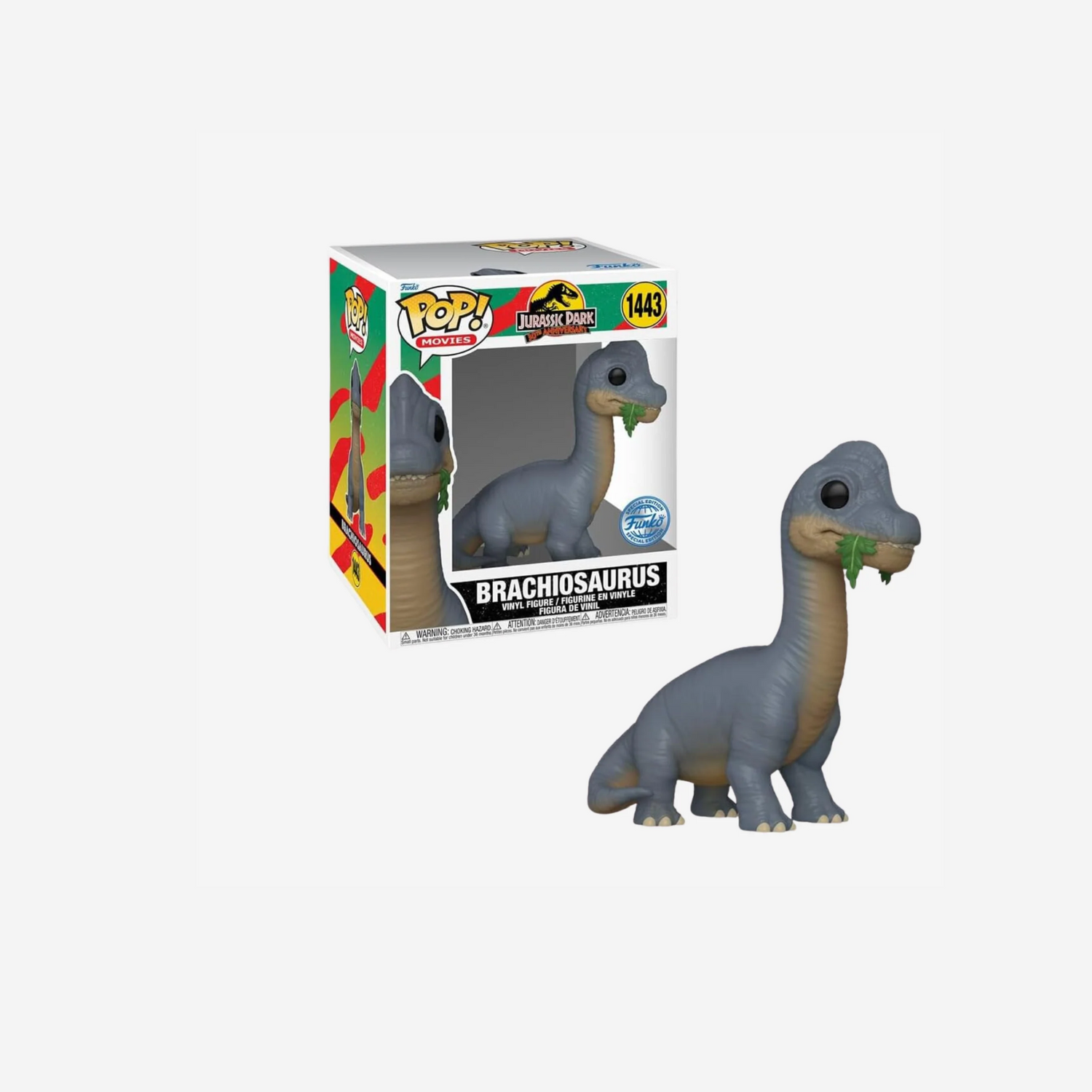 Funko Pop!  Jurassic Park Brachiosaurus Super 6-Inch Pop! Vinyl Figure #1443