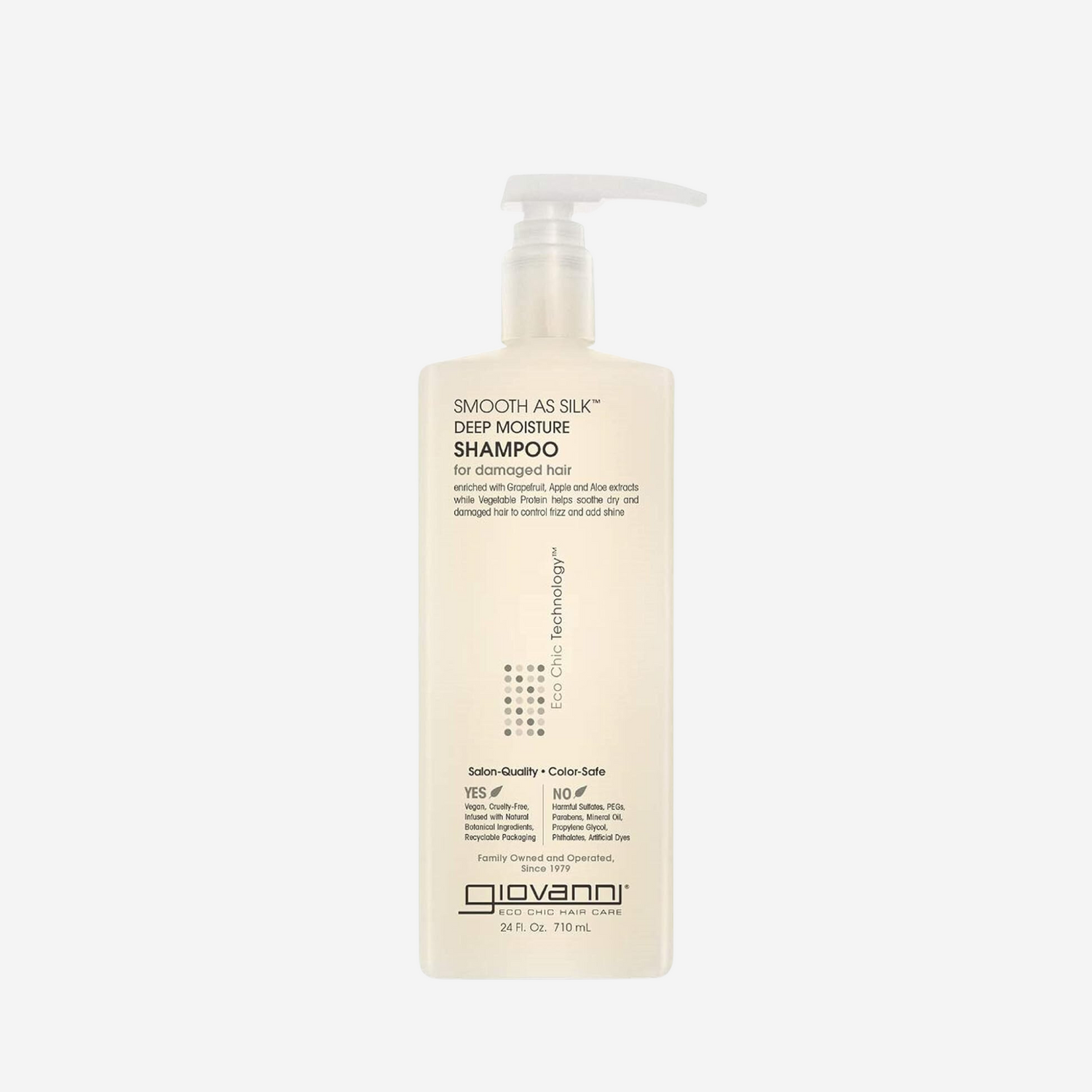 GIOVANNI Eco Chic Shampoo - Apple + Aloe Extracts - 24 oz
