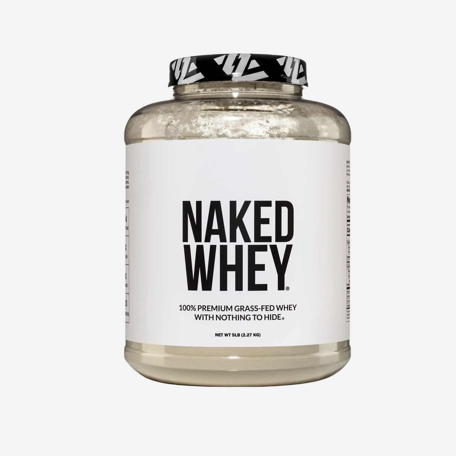 NAKED WHEY 5LB 100% Grass Fed Whey Protein Powder , Unflavored  , 5LB