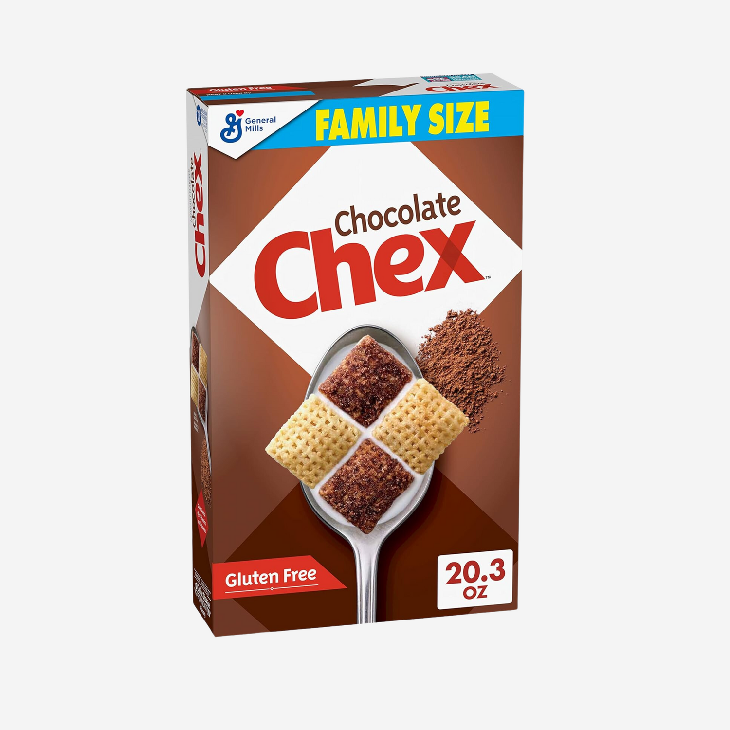 Chex Chocolate Breakfast Cereal, Gluten Free, 20.3 oz ( Pack of 5 )