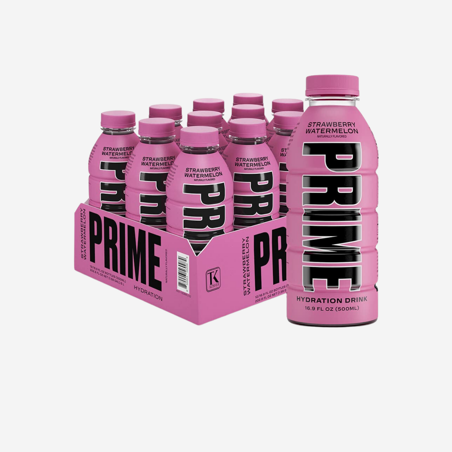 Prime Hydration with BCAA Blend for Muscle Recovery - 12 Pack