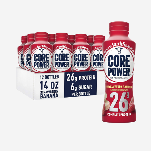 Core Power Protein Shake with 26g Protein by fairlife Milk, 14 fl oz - Pack of 12