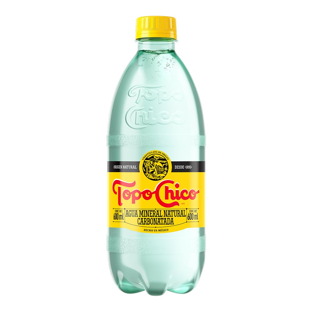 Topo Chico Mineral Water, 20-Ounce Plastic Bottles (Pack of 24)