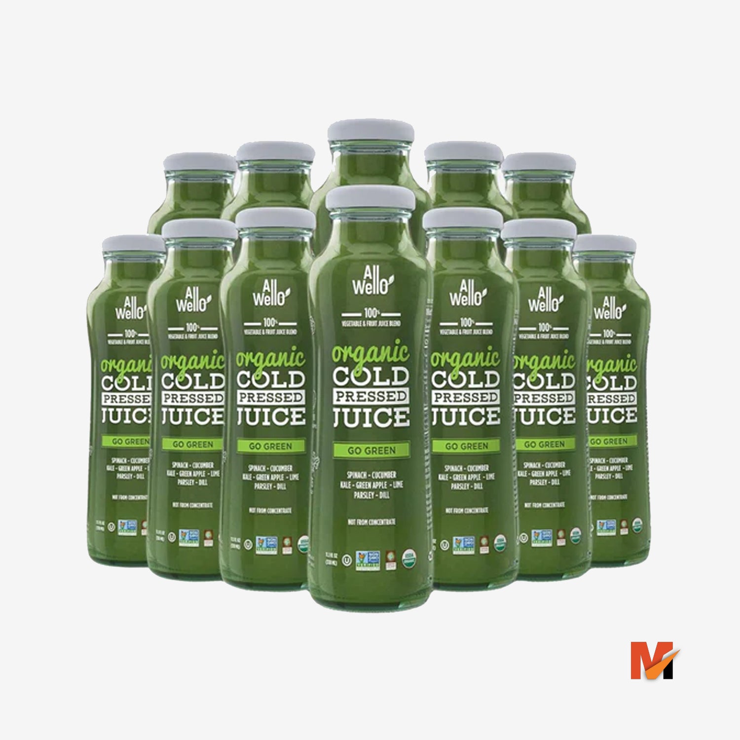 cold organic pressed juice